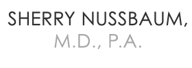The Sherry Nussbaum, M.D., P.A. website sidebar logo